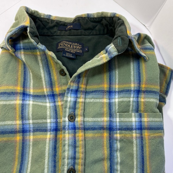 Pendleton Men’s Flannel Preppy Wool Blend Size L - Picture 11 of 11